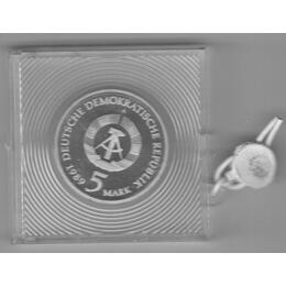DDR 1989 5 Mark Mühlhausen PP verplombt