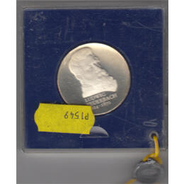 DDR 1979 10 Mark Silber Gedenkmünze Ludwig Feuerbach PP verplombt