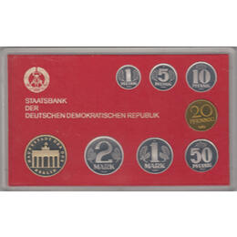 DDR KMS Kursmünzensatz PP 1982 Brandenburger Tor