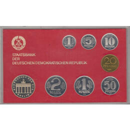 DDR KMS Kursmünzensatz PP 1984 Brandenburger Tor