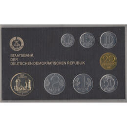 DDR KMS Kursmünzensatz ST 1985 Dresdner Frauenkirche