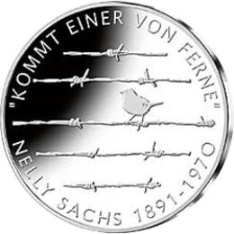 20 Euro Silber Gedenkmünze PP 2016 Nelly Sachs