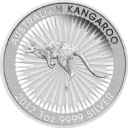 Känguru 1 Unze Silber 2017