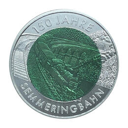 25 Euro Niob Silber Österreich 2004 Semmeringbahn