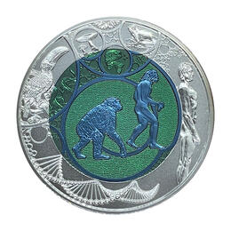 25 Euro Niob Silber Österreich 2014 Evolution