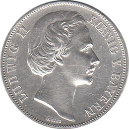 Bayern Ludwig II Siegestaler 1871