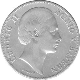 Bayern Ludwig II Vereinstaler 1865