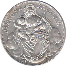 Bayern Ludwig II Patrona Bavariae 1866