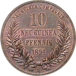 Neuguinea 10 Pfennig 1894