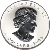 Maple Leaf Hologramm 2005