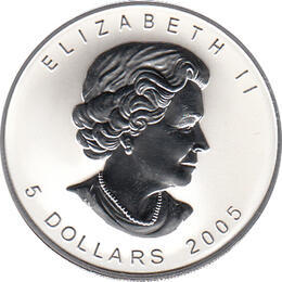 Maple Leaf Hologramm 2005
