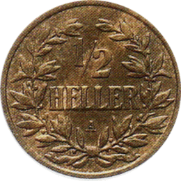 Ostafrika 1/2 Heller