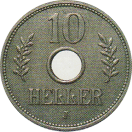 Ostafrika 10 Heller 1914