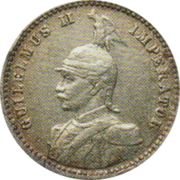 Ostafrika 1/4 Rupie 1914