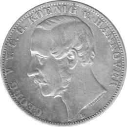 Altdeutschland Hannover Calenburg Taler 1866