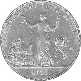 Altdeutschland Württemberg Kronentaler Wilhelm 1833