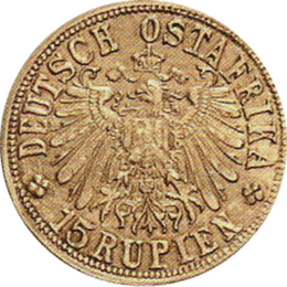 Ostafrika 15 Rupie 1916