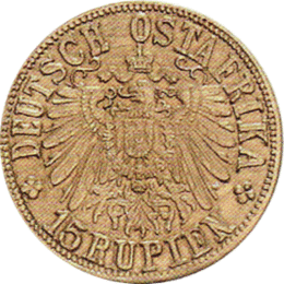 Ostafrika 15 Rupie 1916