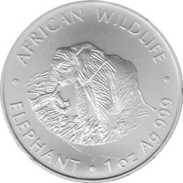 Zambia Elefant 1 Unze 2000