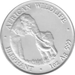 Zambia Elefant 1 Unze 2001