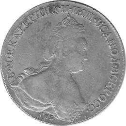 Russland Rubel Katharina II 1783
