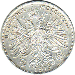 2 Kronen 1848 - 1916 Österreich Franz Joseph