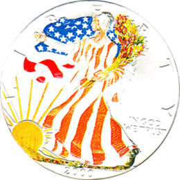 American Silber Eagle 1 Unze Farb Season