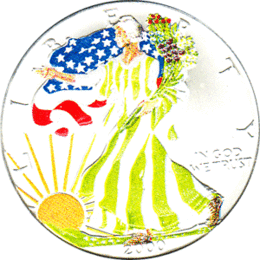 American Silber Eagle 1 Unze Farb Season