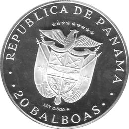 Panama 20 Balboa 1983 Bolivar