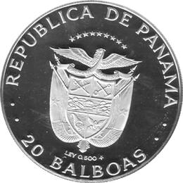 Panama 20 Balboa 1984 Bolivar