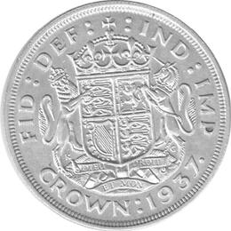 Großbritannien 1 Crown 1937 George