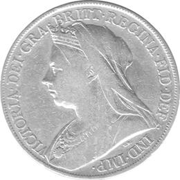 Großbritannien 1 Crown 1900 Victoria 