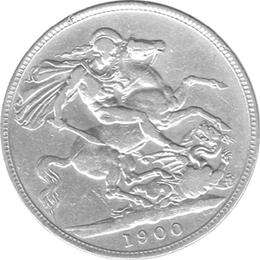 Großbritannien 1 Crown 1900 Victoria 