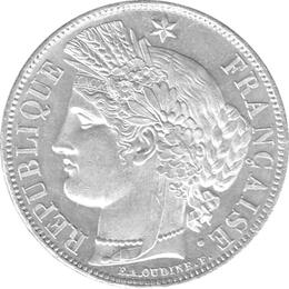 5 Francs Ceres 1870-1940