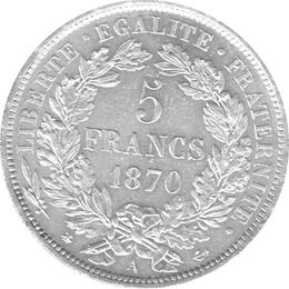 5 Francs Ceres 1870-1940