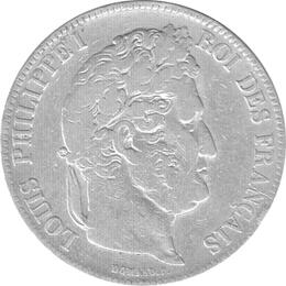 5 Francs Louis Philippe 1830-1848 