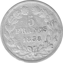 5 Francs Louis Philippe 1830-1848 