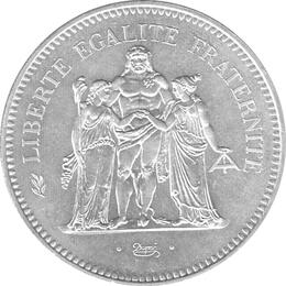 50 Francs Herkulesgruppe 1959-2001