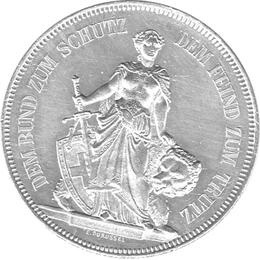 5 Franken Schützentaler Bern 1885