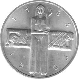 Schweiz 5 Franken Rotes Kreuz 1963