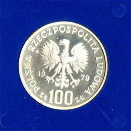 Polen 100 Zlotych Silber 1979 Ochrona Srodowiska