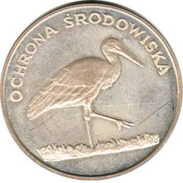 Polen 100 Zlotych Silber 1982 Ochrona Srodowiska