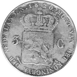 3 Gulden 1820 Utrecht