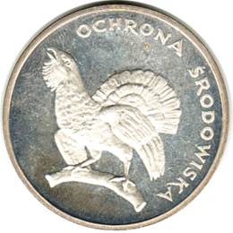 Polen 100 Zlotych Silber 1980 Ochrona Srodowiska