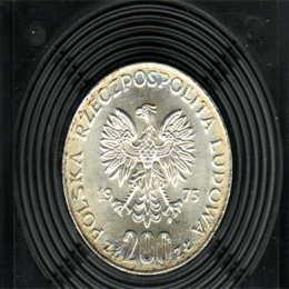 Polen 100 Zlotych Silber 1975  XXX Rocznica Zwyciestwa nad Faszyzmen