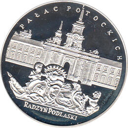 Polen 20 Zlotych Silber 1999 Palac Potockich