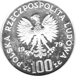 Polen 100 Zlotych Silber 1979 Ludwik Zamenhof