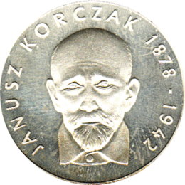 Polen 100 Zlotych Silber 1978 Janusz Korczak
