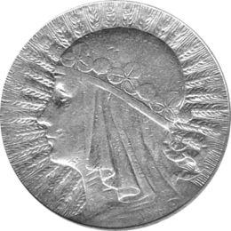 Polen 10 Zlotych Silber 1932 
