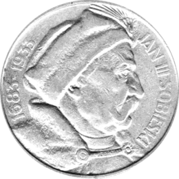 Polen 10 Zlotych Silber 1933 Jan III Sobieski